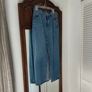 Old Navy Denim Skirt - Classic Blue Denim Skirt